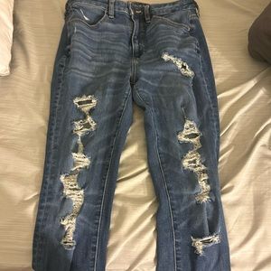 American Eagle ripped jeans